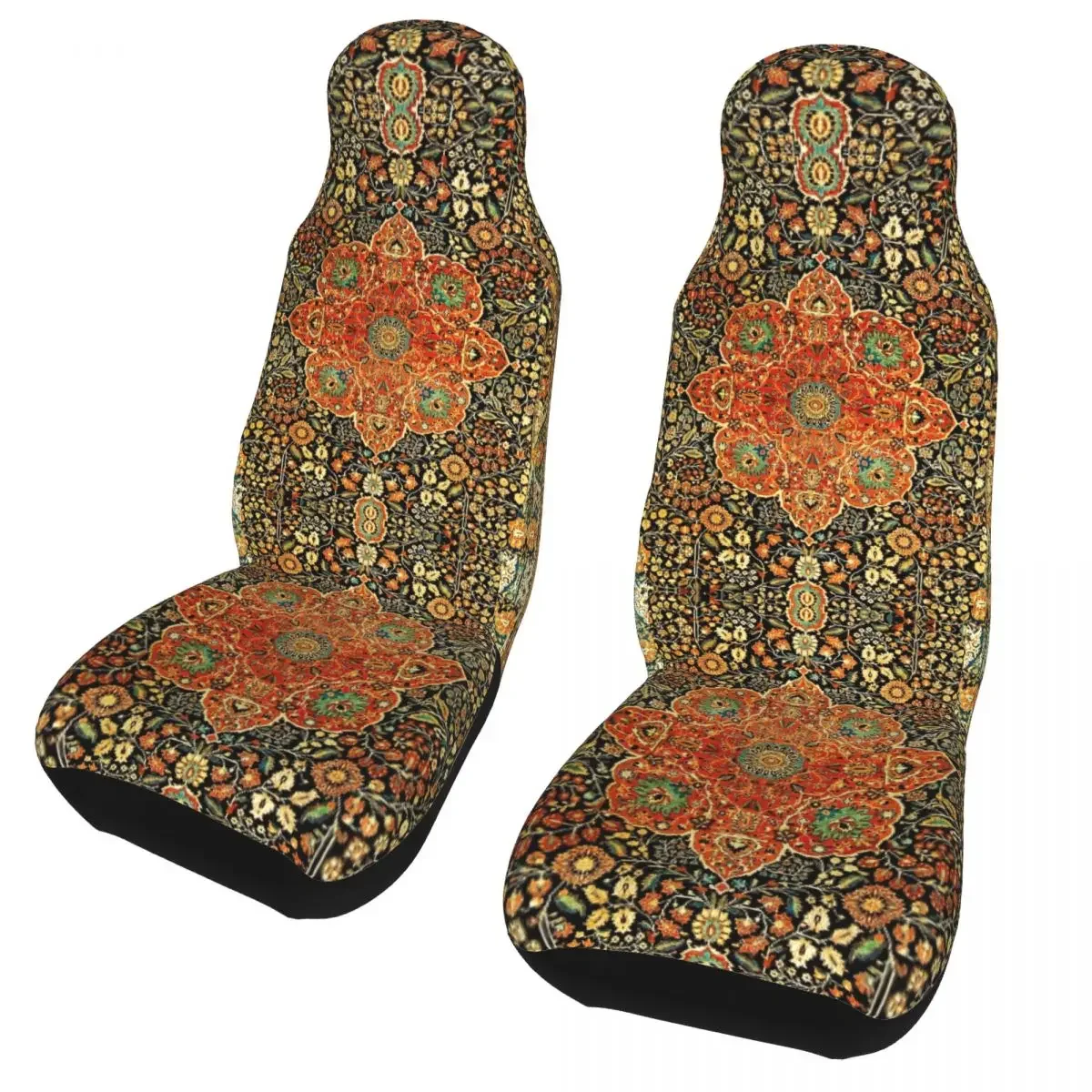 Antique Persian Bohemian Universal Car Seat Cover Protector Interior Accessories For SUV Car Seat Covers Fabric Seat Protector