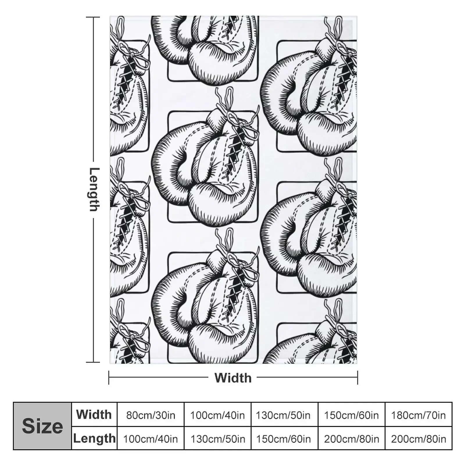 Boxing gloves Throw Blanket Furrys Weighted Large Picnic Blankets