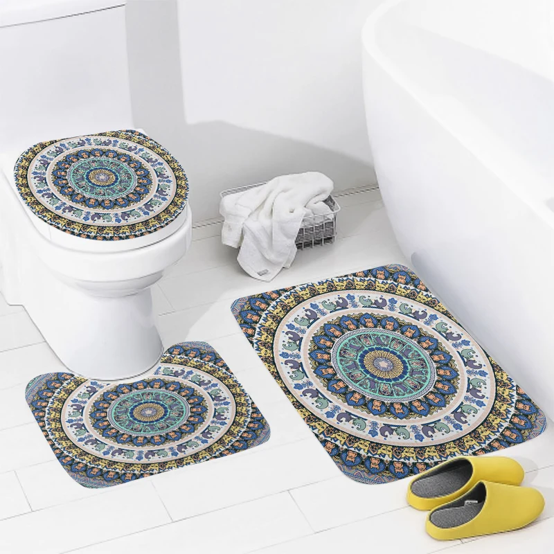 Alfombrillas de baño para el hogar, alfombrilla de pie de baño de estilo animal, accesorios modernos, alfombrilla de inodoro, alfombra antideslizante para bañera, lindo perro divertido