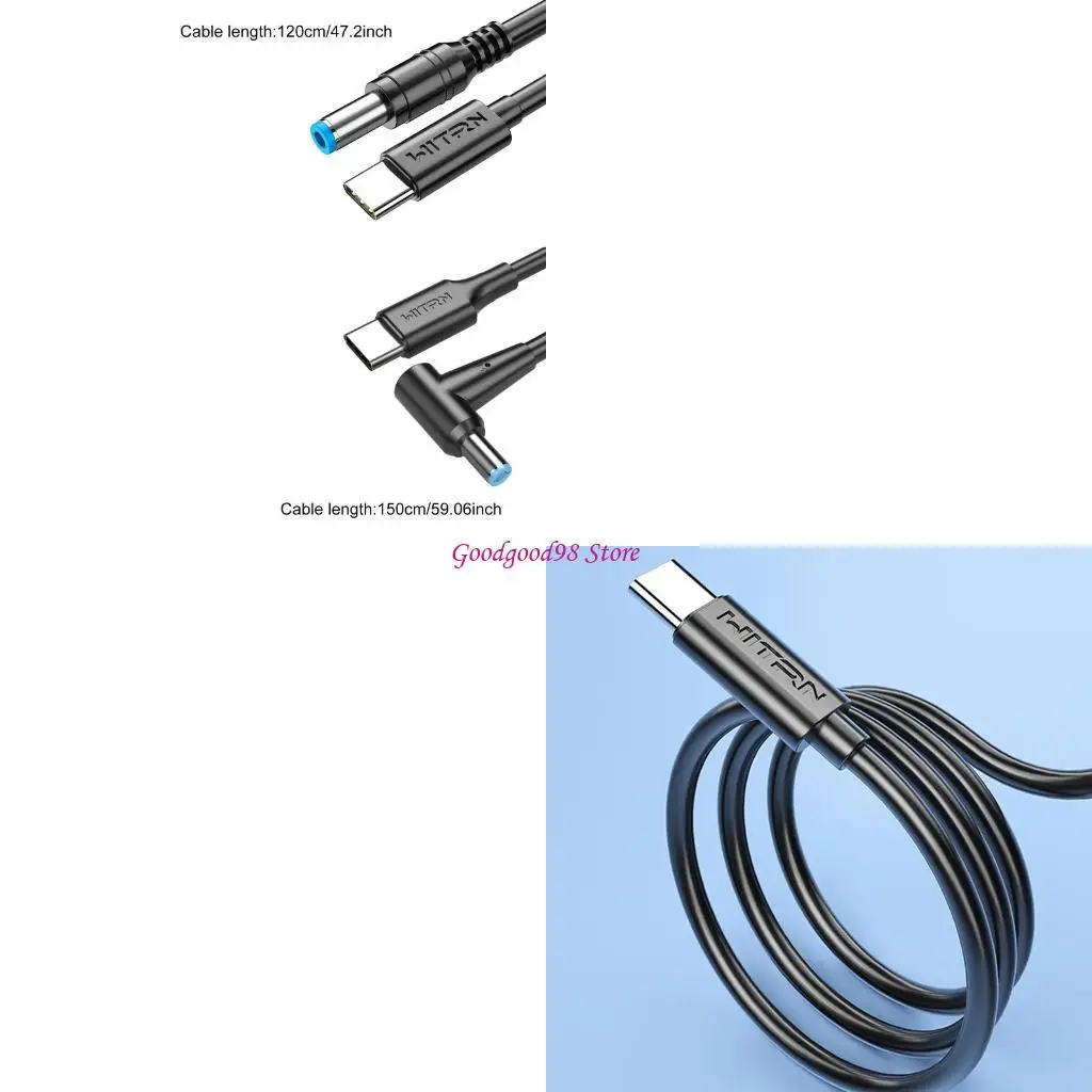 Universal USB C Type-C PD to 15V 5.5x2.5mm Converter Cable for Fan Table Lamp Router Modem Notebook Computer LED Light 