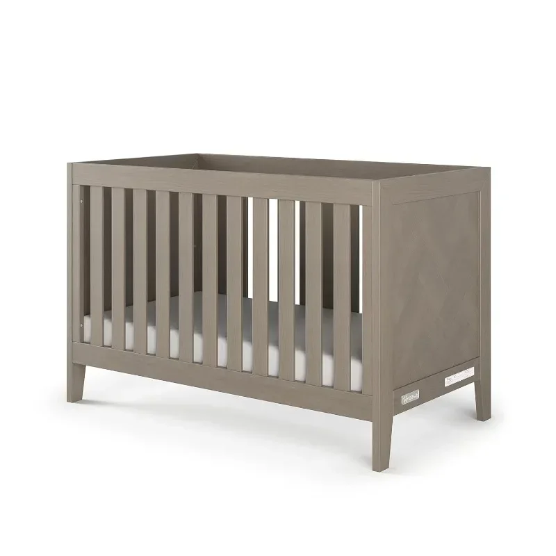 

3 in 1 Convertible Crib, Baby Crib Converts to Day Bed, Toddler Bed, 3 Adjustable Mattress Positions, Non-Toxic