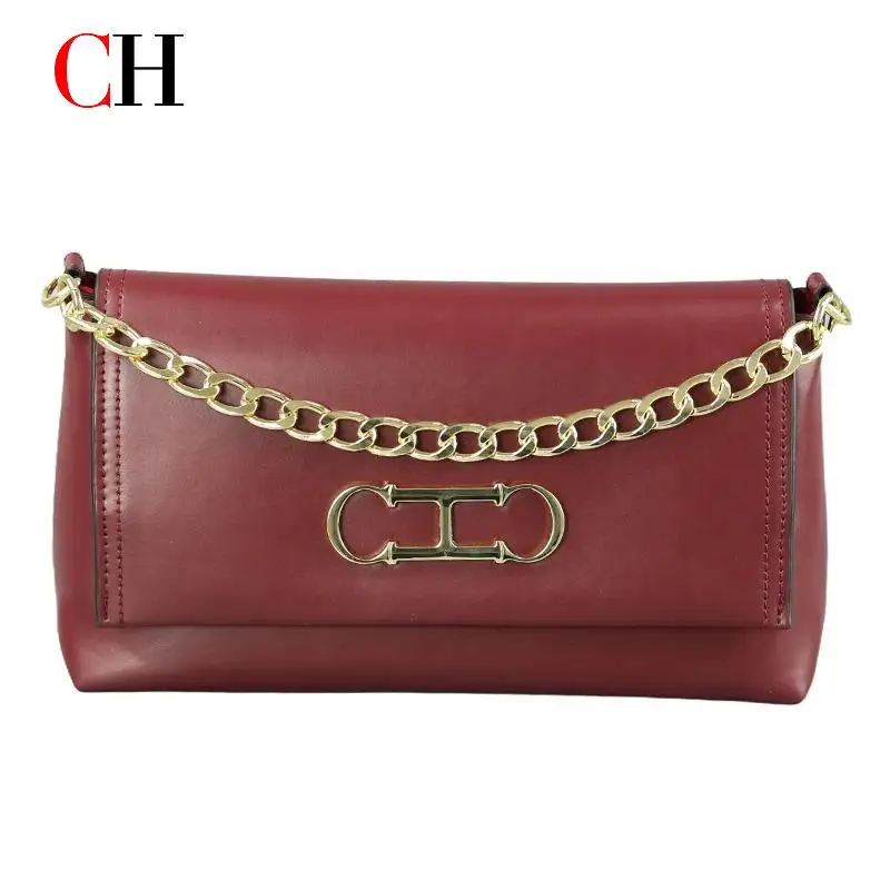 

Брендовая женская сумка CH, новая универсальная однотонная сумка с буквенным дизайном, 2026, новая классическая повседневная женская сумка через плечо для путешествий