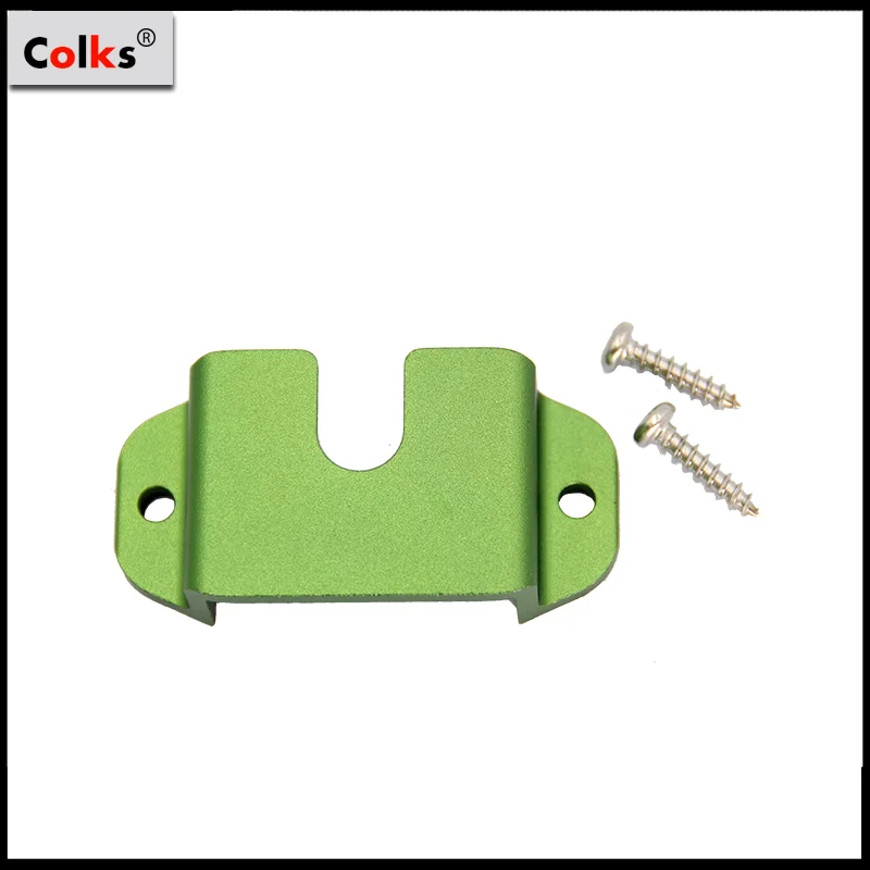 Colks-orificio de tornillo para Radios bidireccionales, soporte de material metálico, portátil, instalación firme de micrófono, colaboración