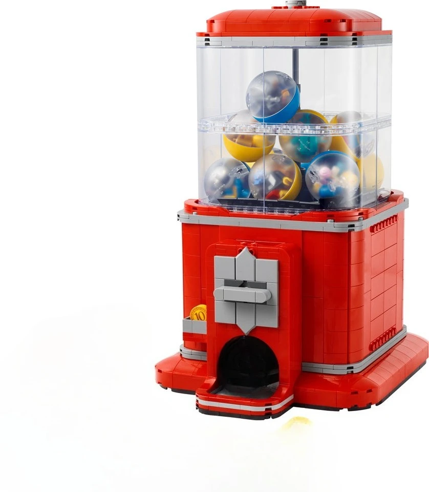 Distributeur automatique de blocs de construction, jeu à pièces de monnaie, Compatible avec les particules Legoed, adapté aux cadeaux de noël 21358