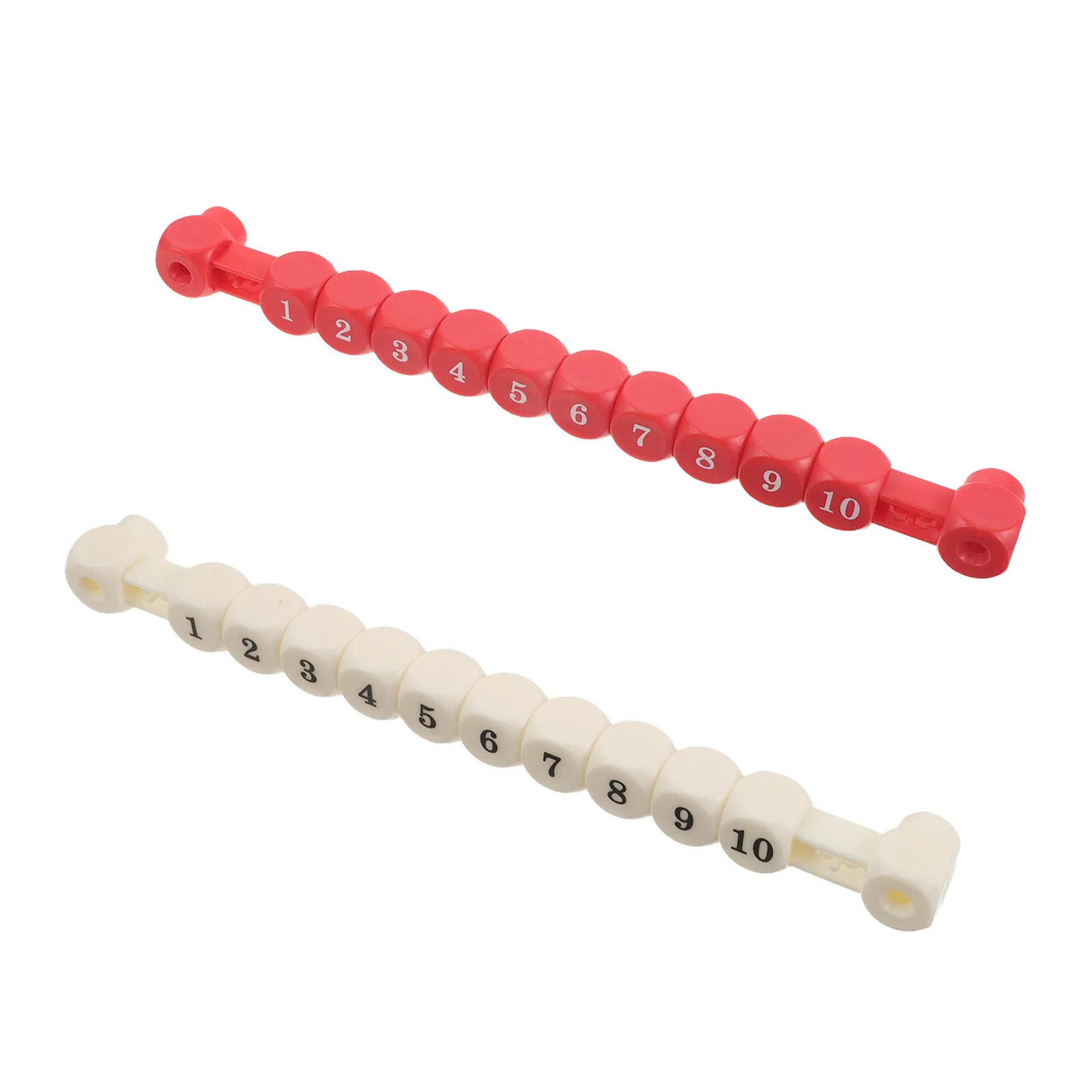 

2Pcs Foosball Score Counter Bars High-Contrast Manual Scorekeeper for Table Football Shuffleboard Game Room Office Party Plastic