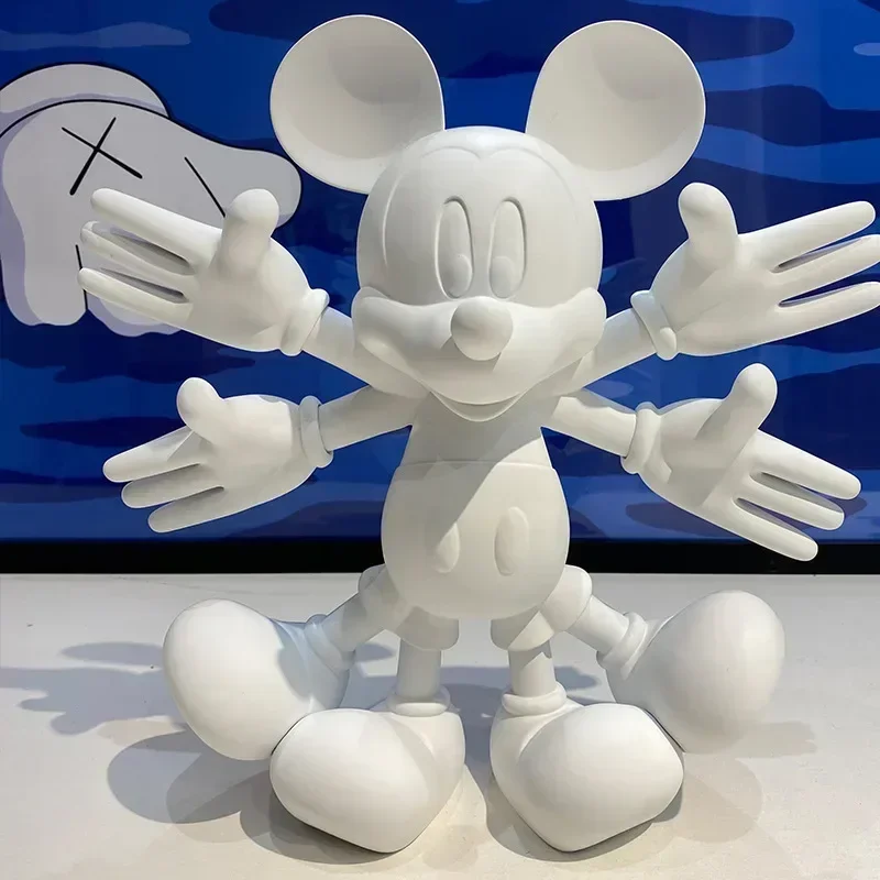 30cm Disney Multi Hand Mickey Action Figure Resin statue Home decorations Room Ornaments Art craft Welcome guests figurine doll