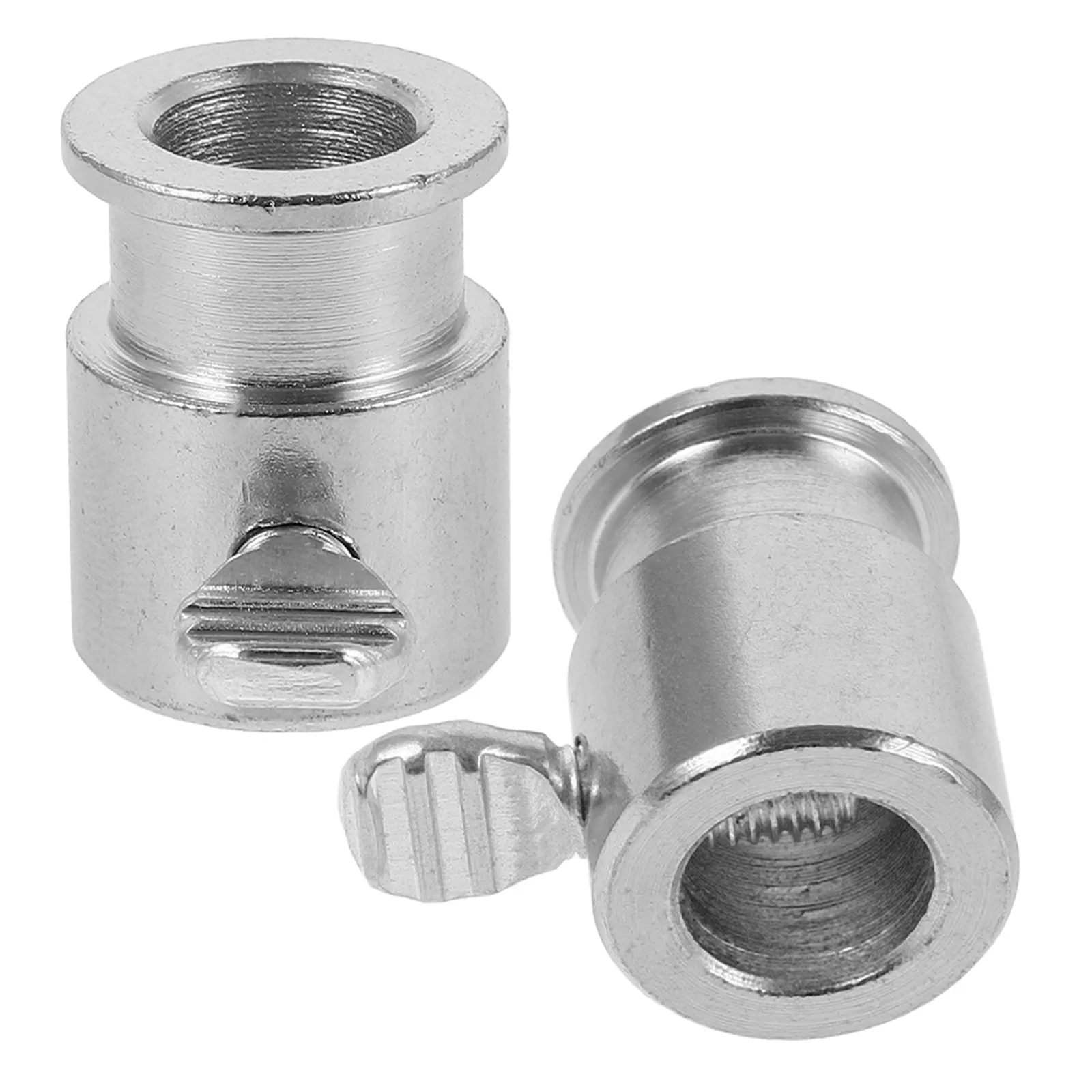 2Pcs Rotisserie Spit Rod Balance Fixator Chrome Plated Iron Grilling Rod Stopper Bbq Grill Accessories Set Outdoor Grilling
