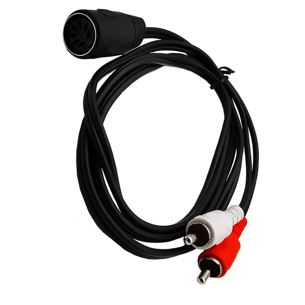 7 Pin DIN Male & Female Public To 2 RCA Lotus Male Plug Old-Fashioned B&O TV Equipment Adapter Cable 0.5m 1.5m