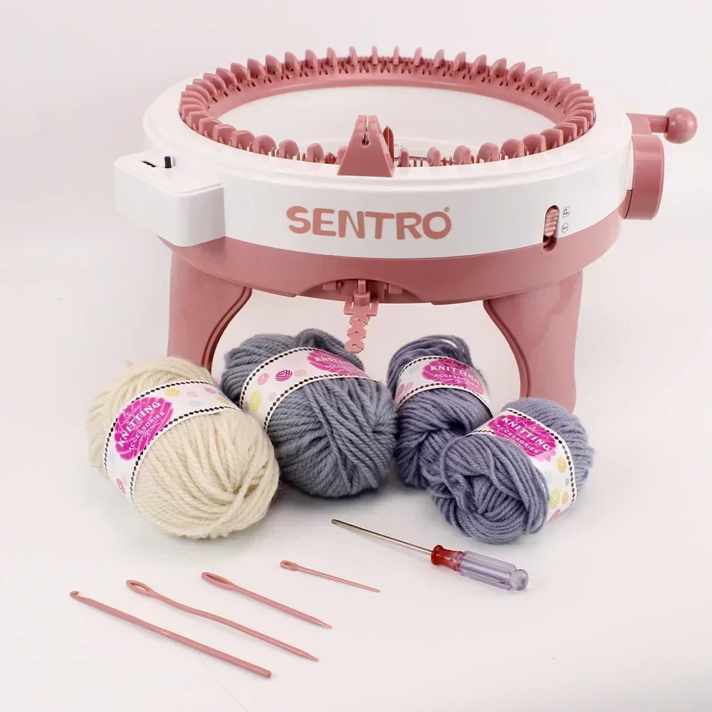 Versatile Efficient 22/40-Needle Hand Knitting Machine for DIY Scarves Sweaters Hats and Socks Perfect for Adults and Children