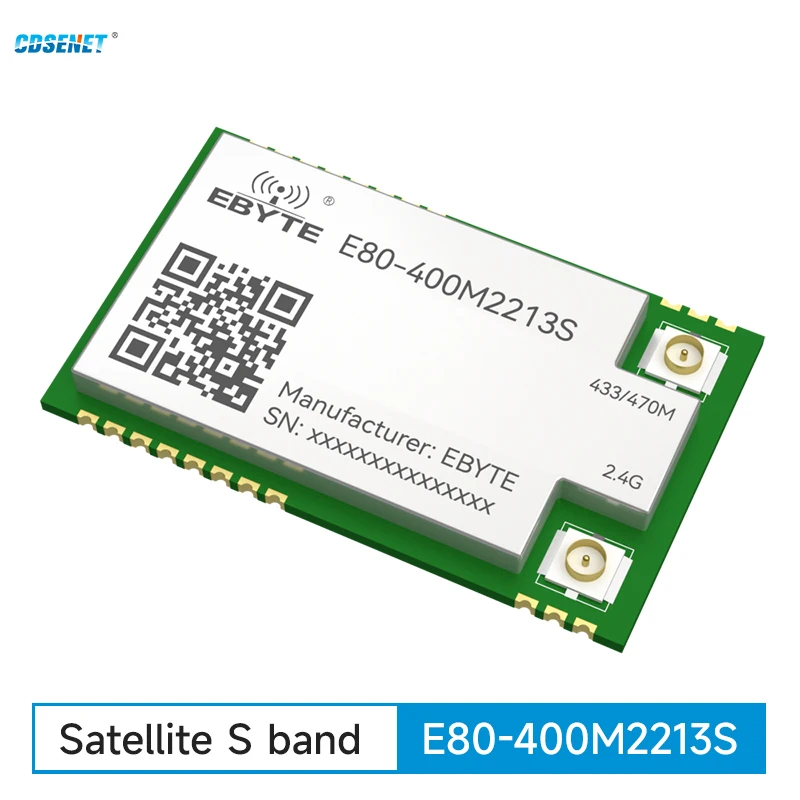 

433MHz 2.4G LR1121 Lora Wireless RF SMD Module CDSENET E80-400M2213S 5.6Km Sub-G TCXO WIFI Zigbee BLE IPEX Stamp Hole Antenna