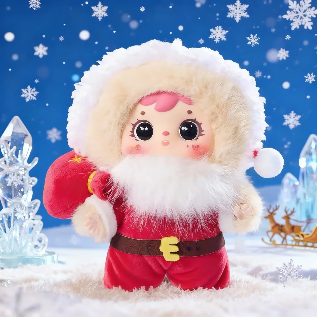 صموئيل Sanxiaomao عيد الميلاد صندوق أعمى حقيبة الغموض قلادة سحرية سانتا كلوز ثلج الشكل هدية مزخرفة للأطفال تخزين الاشياء #2