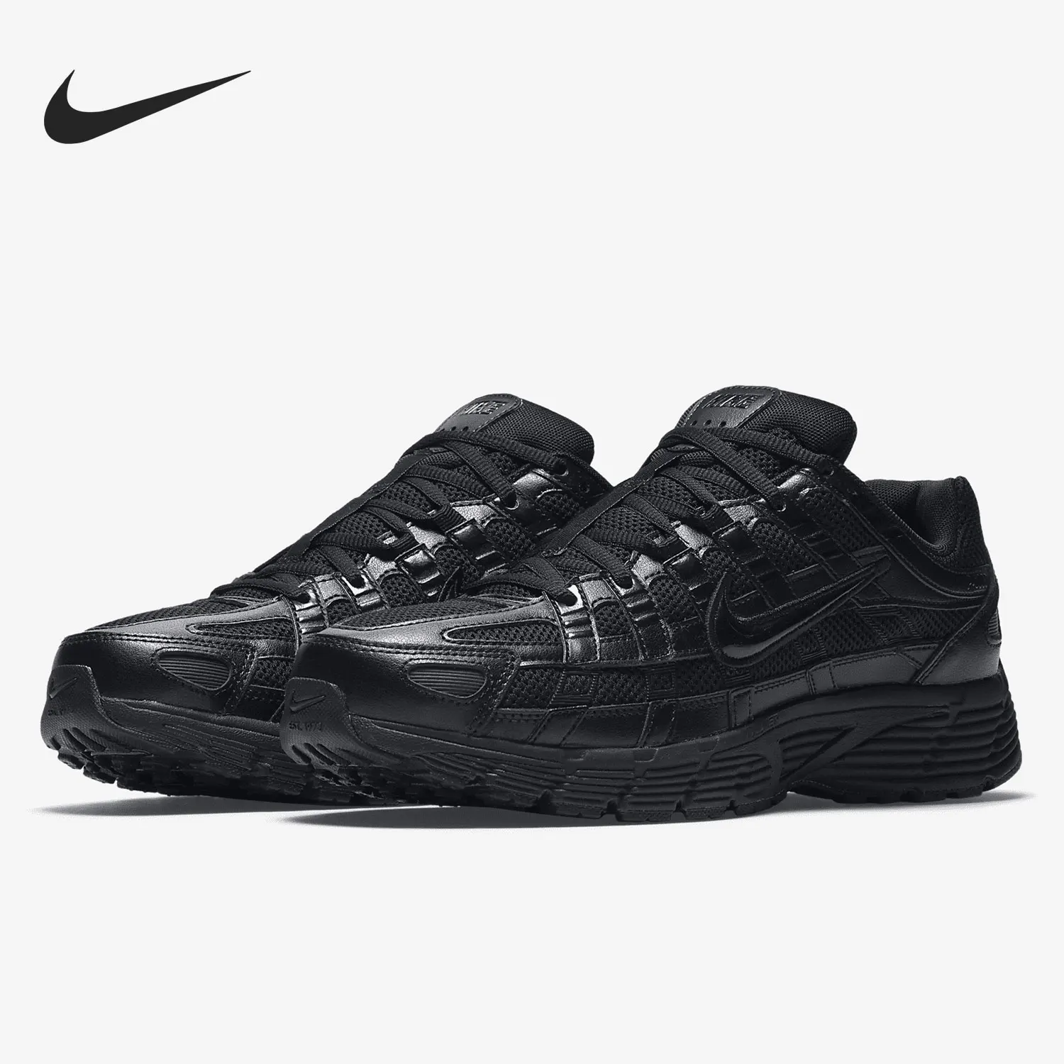 Nike P-6000 Comfortable Non-slip Wear-resistant Breathable Low-top Casual Running Shoes For Men And Women In Black CD6404-002
