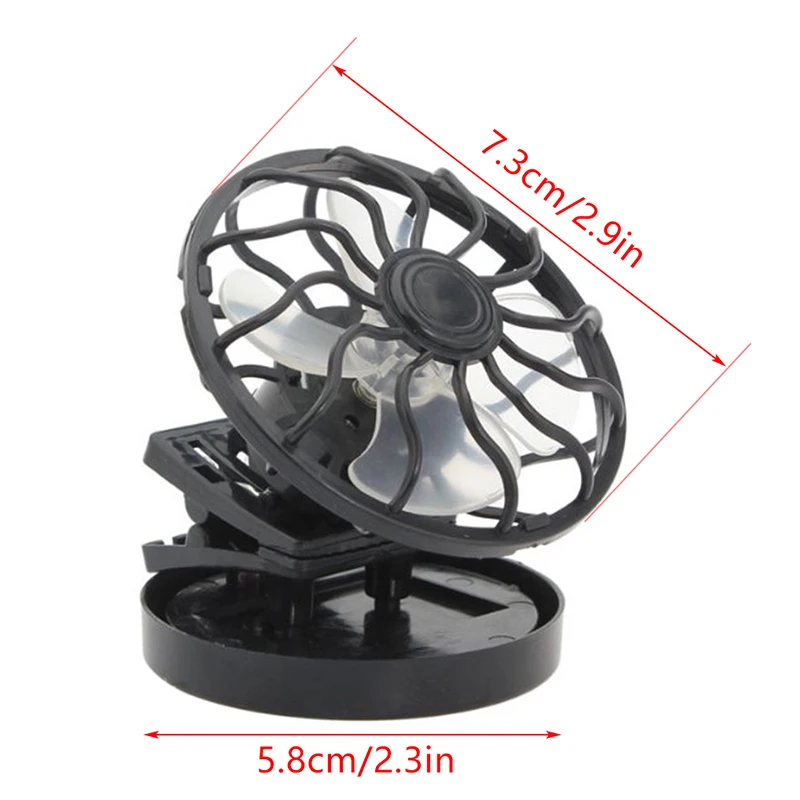 Mini ventilatore solare portatile con clip Cappello estivo Cappello con clip Ventola di raffreddamento Campeggio esterno Escursionismo Ventola di raffreddamento di sopravvivenza nella natura selvaggia
