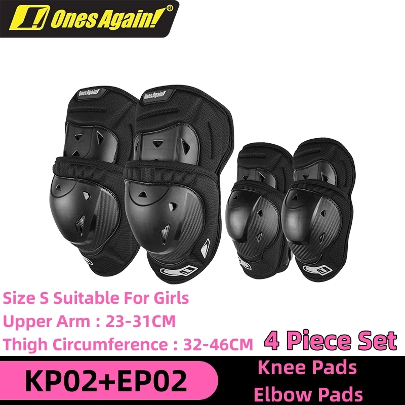 

4 PCS/Set Short Motorcycle Knee / Elbow Pads Mot Motocross Racing Riding Protection Gear
