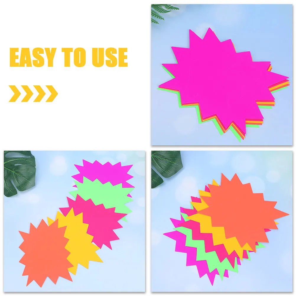 80pcs Explosion Sticker Price Tags Lightweight Fruit Vegetable Meat Aquatic Sale Labels Promotional Signs Folder Labels