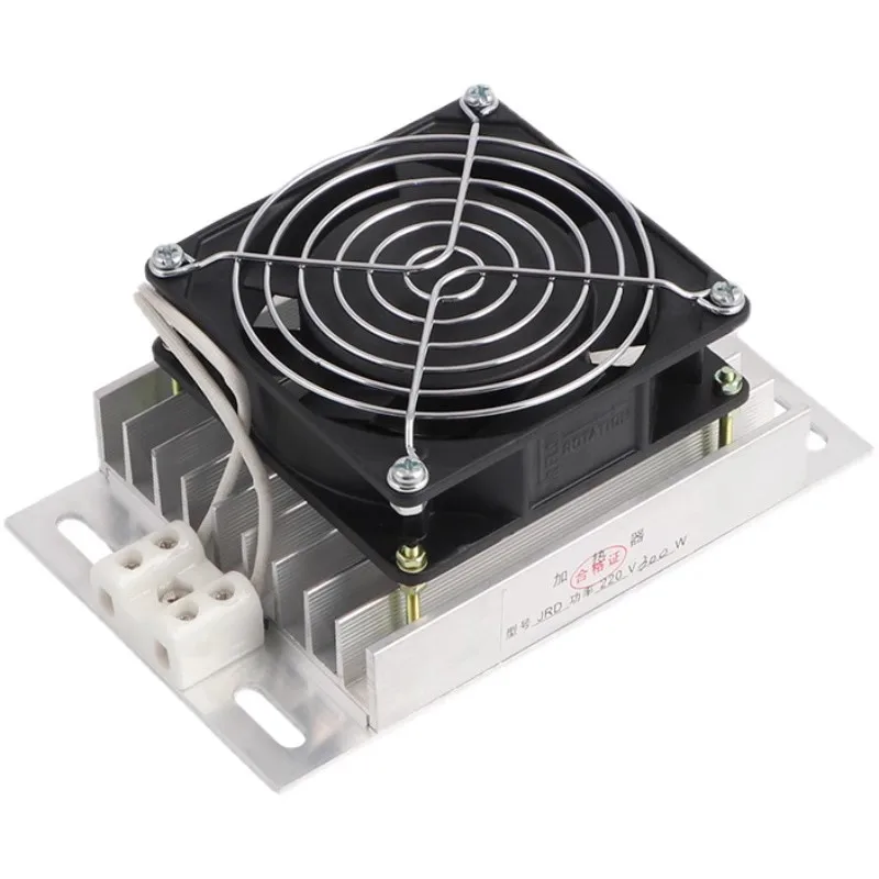 220V Aluminiumlegierungs-Heizgerät mit Lüfter, PTC-Heizplatte zur Frostschutz-Vorbeugung, Lüfterheizung für Außenschränke mit Entfeuchtungsfunktion – Detail 1