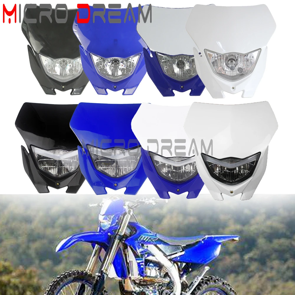 

Motorcycle Supermoto Headlight Headlamp For Yamaha WR250 WR450F YZ250 YZ450F TT-R230 TT-R125 R/F/X YZ250 Dirt Bike Motocross