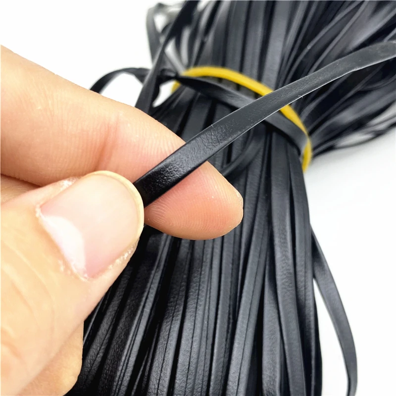 5 yards 3mm 4mm Artificial Leather Braided Rope for Fashion Bracelet Design Jewelry Making Handmade DIY