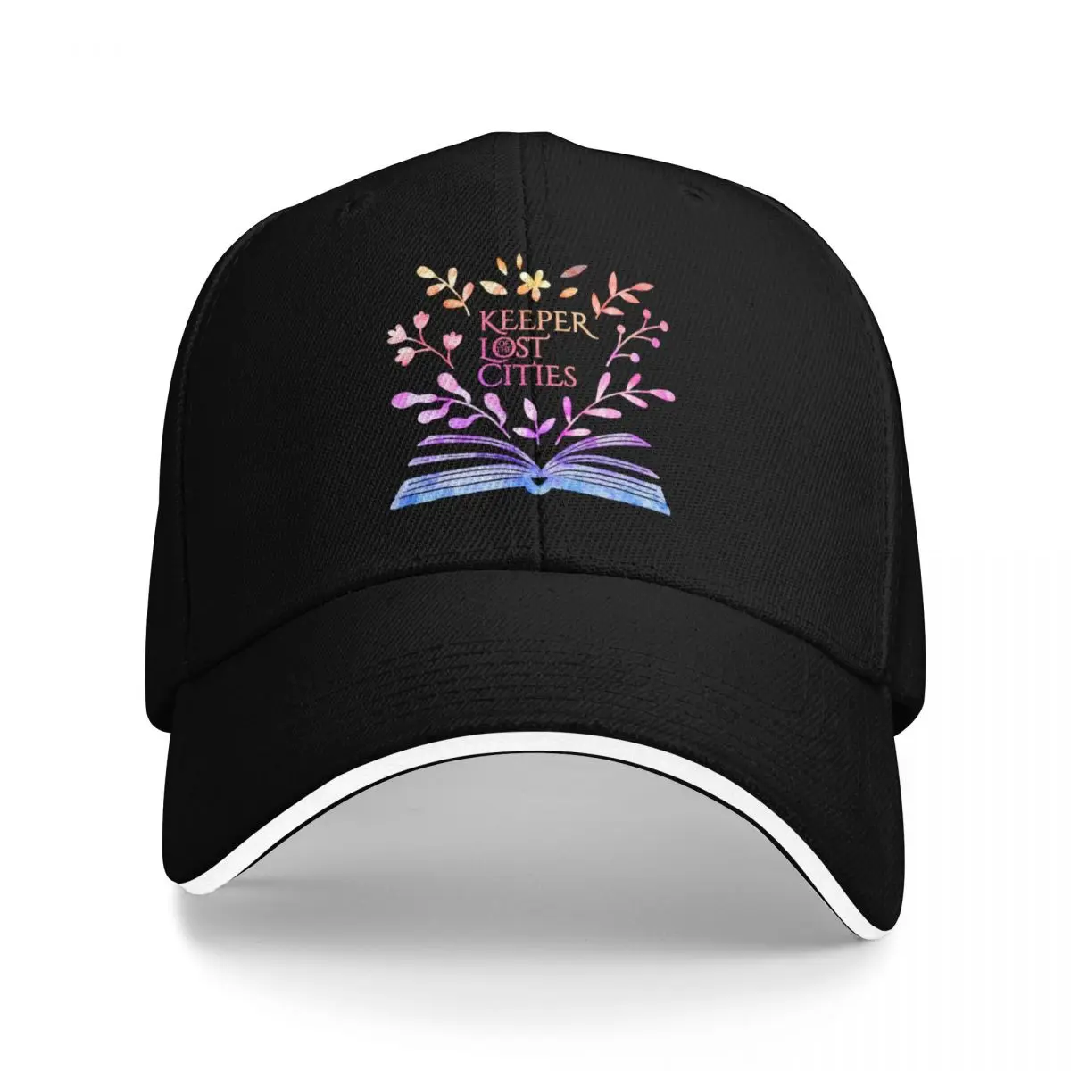 

Keeper of the Lost Cities Watercolor Bookish Design Baseball Cap Golf Hat hiking hat Hats Woman Men's