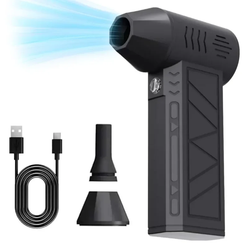 130000RPM Turbofan Krachtige Sneeuwblazer 52M/S Jetfan 6000Mah Borstelloze Motor Handheld Draagbaar Type-C Oplaadbaar