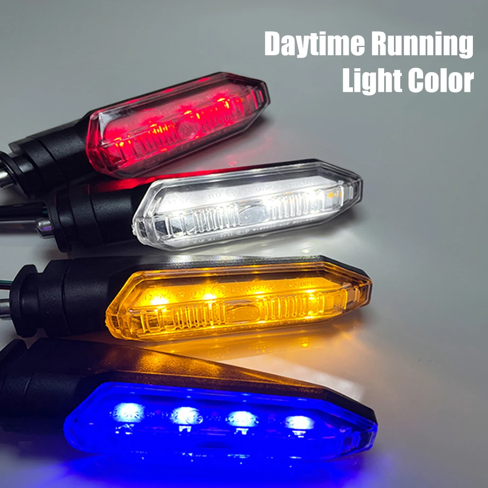 

12V Motorcycle Turn Signal Amber DRL Flowing Turn Signal Daytime Running Light for Honda CB150R CRF250L ADV150