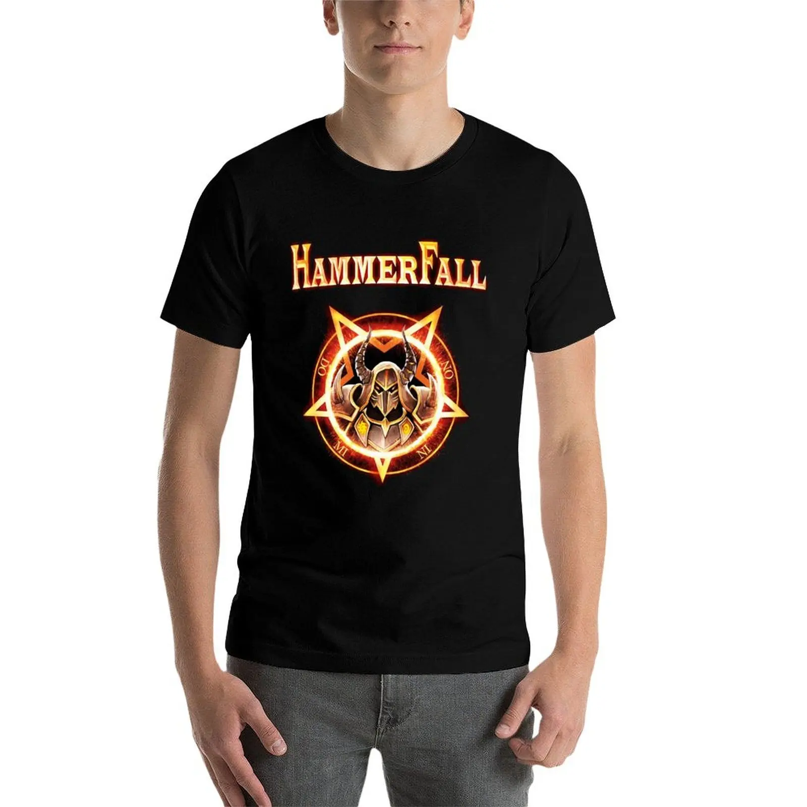 

HammerFall T-Shirt funny t shirts cotton man t shirts for men casual t shirt man luxury T-Shirt