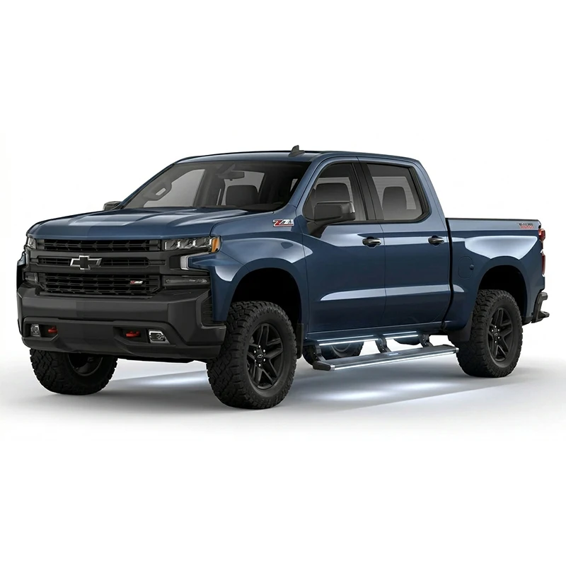 LED Colorful Lighting Electric Power Running Board Electric Side Steps for CHEVROLET SILVERADO 2019-2026