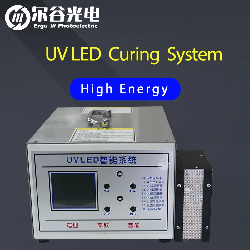 uv led curing light curing system single lamp head UV dispensing light fixing machine surface light source