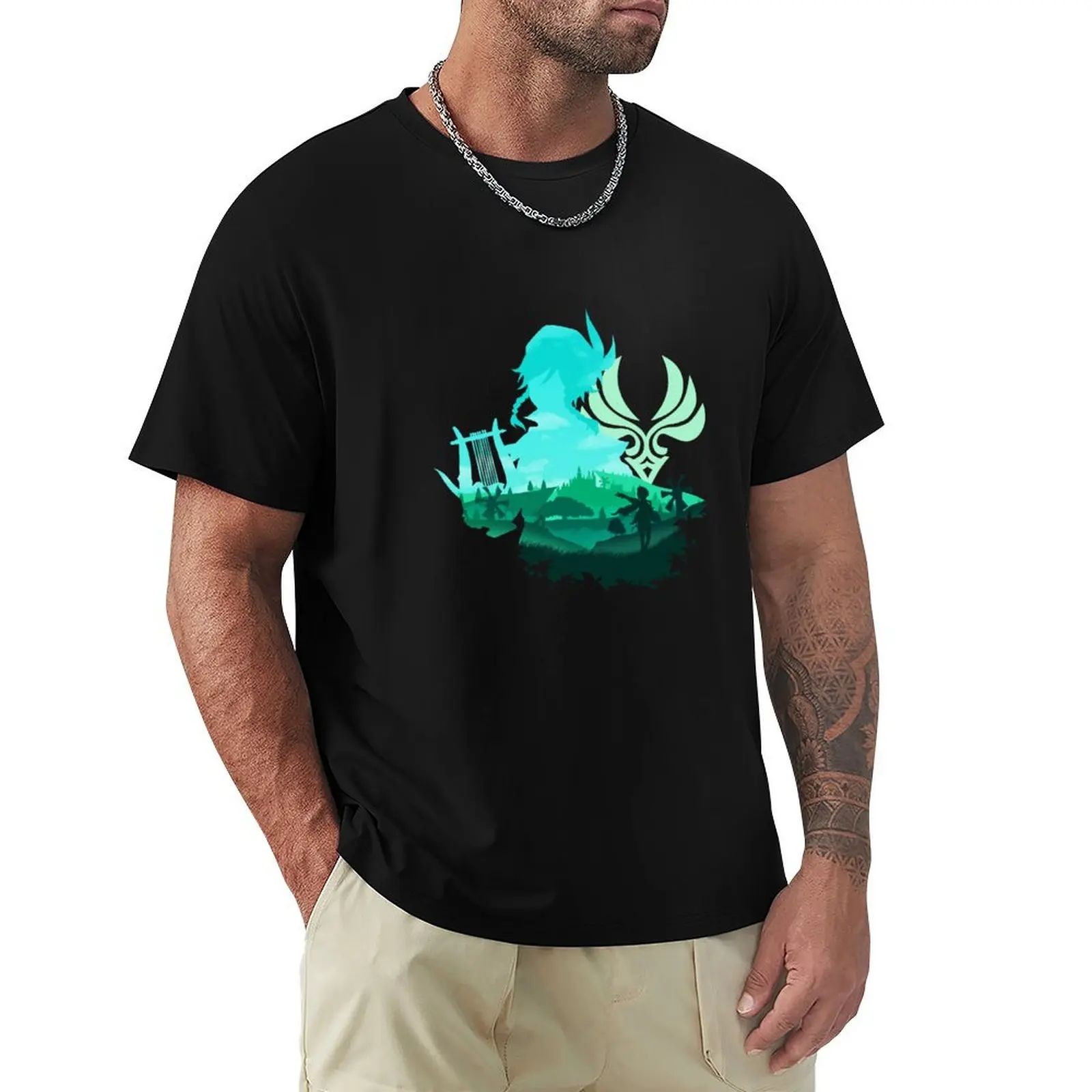 Venti Vision T-Shirt Soft Casual Short Sleeve Cotton Tee