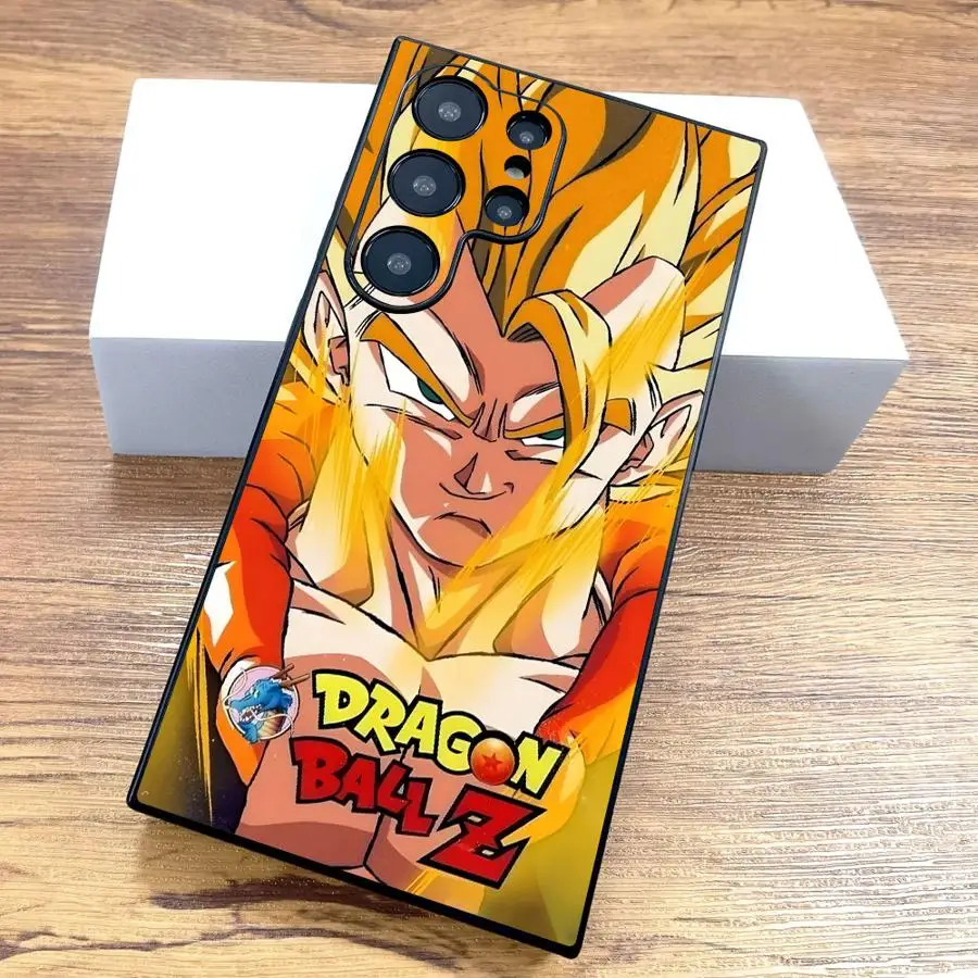 Dragon Ball Goku Blue DBZ Black Soft Phone Cover Case for Samsung Galaxy S25 Edge S21 FE S23 Ultra S20 S24 Plus