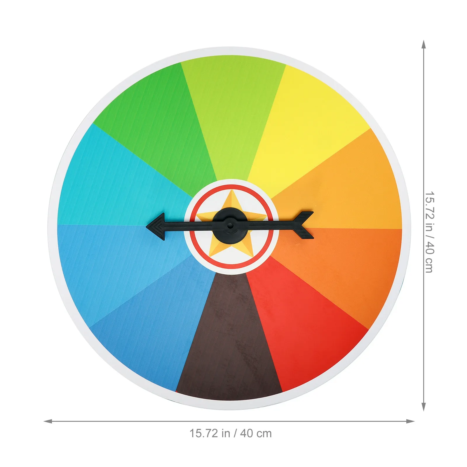 Lucky Draw Wheel Game Spin Prize Turntable for Party Carnival Decorations Standable Wall Mountable Game Rotation Plate