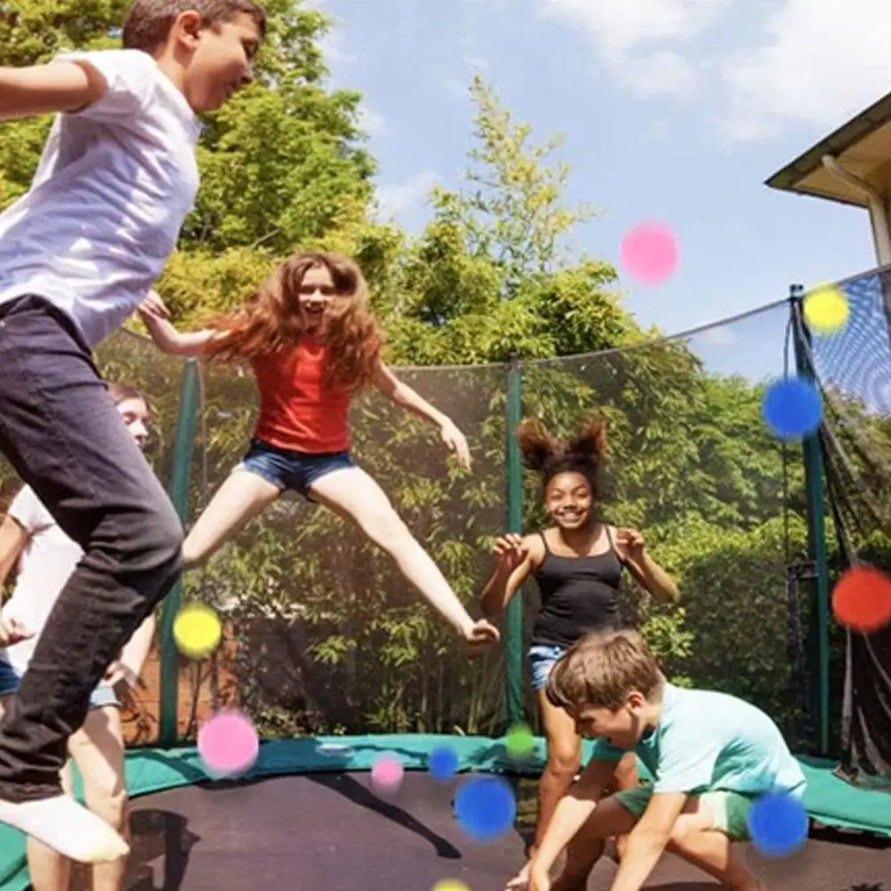 Pompons multicolores boules de fourrure paillettes pompons moelleux élasticité Pom pom boules souples pour bricolage artisanat ballons d'eau éponge réutilisables