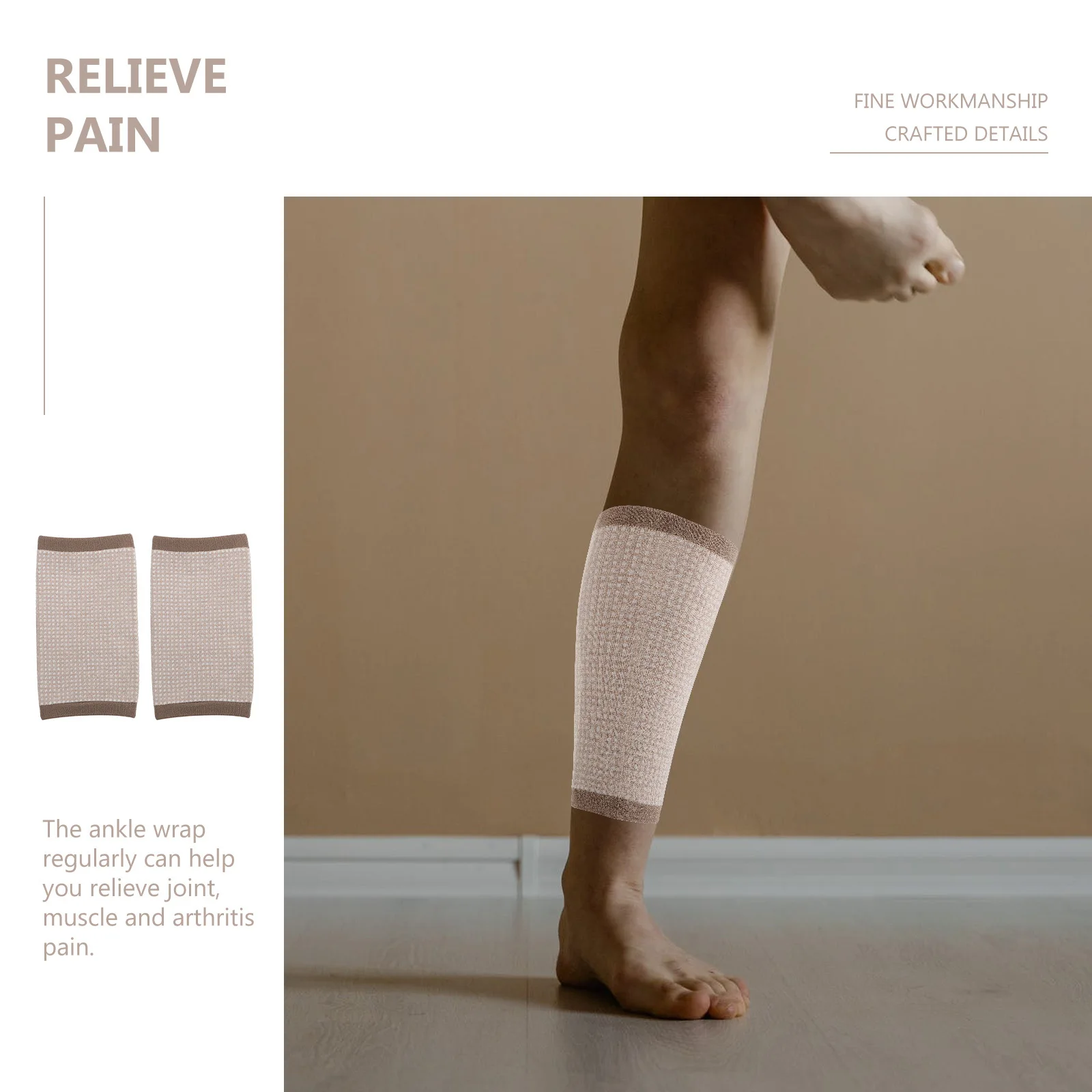 

2 шт., теплый чехол для лодыжки, шерстяная защита лодыжки для занятий спортом, компрессионный рукав, велосипедный бег, баскетбол, фитнес