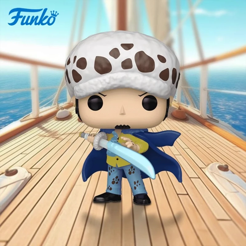

Genuine Edition FUNKO POP《ONE PIECE》Bepo，Vivi，King，Law Anime Action Desktop Decoration Ornament Model Toys Collectible Model