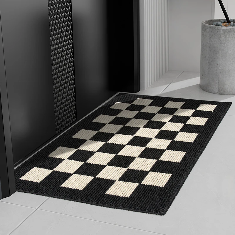 Entry Door Carpet Rubber Entrance Floor Mat Outdoor Doormat Nordic Style Commercial Polypropylene Non-slip Rug Kitchen Thick Pad