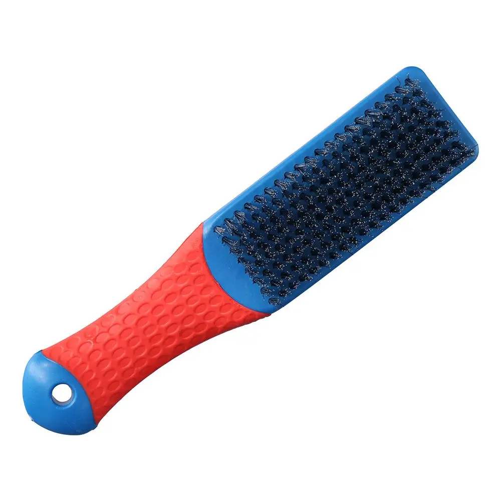 Small Wire Brush Paint Removal Tool Scratch Brushes Durable Silicone Handle Stainless Steel Rust Removal Burnishing Brush