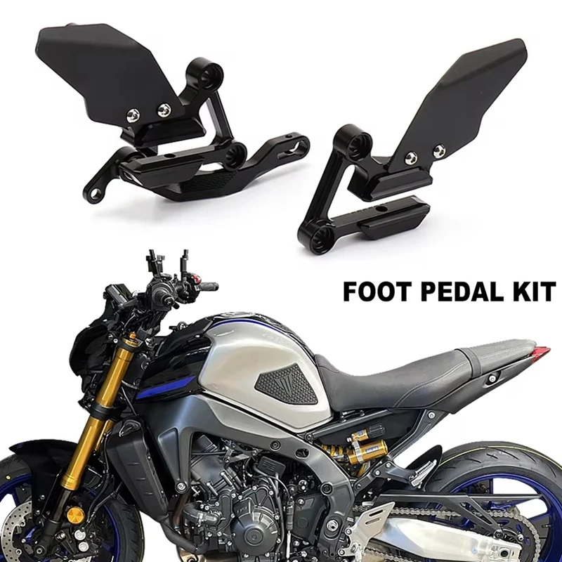 Motorfiets Verstelbare Voetsteunen Voet Pegs Voet Pedalen Rest Rearset Voor Yamaha MT-09 Mt 09 Mt09 Sp 2021-2023