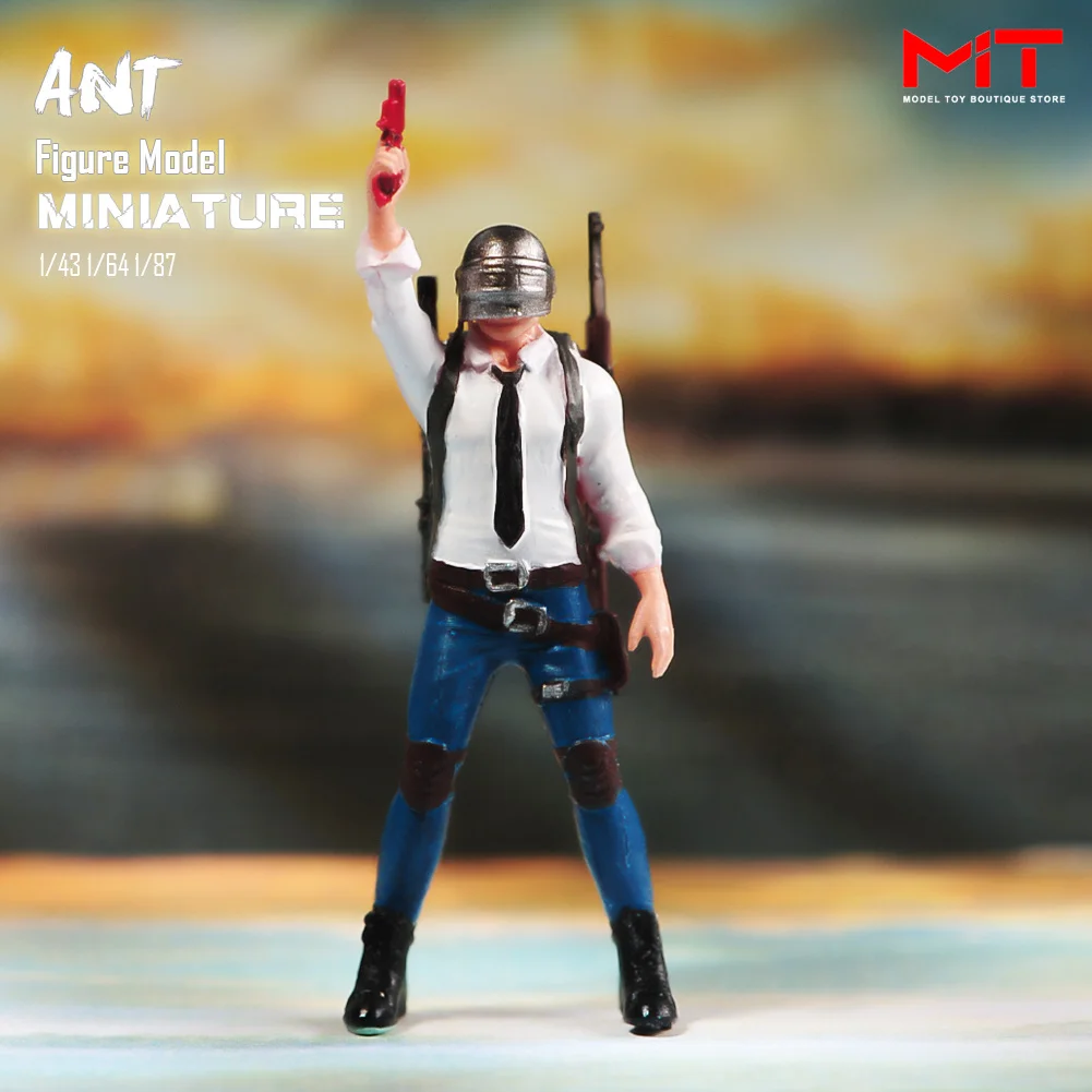 Miniatures Figurine 1/87 1/64 1/43 1/24  Game Characters Army Male Female Scene Painted/Unpainted Figures Model Creative Props