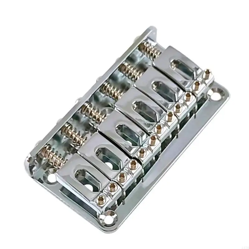 6 String Guitar Bridge, Guitar Bridge Replacement Parts with Four Mounting Screw 