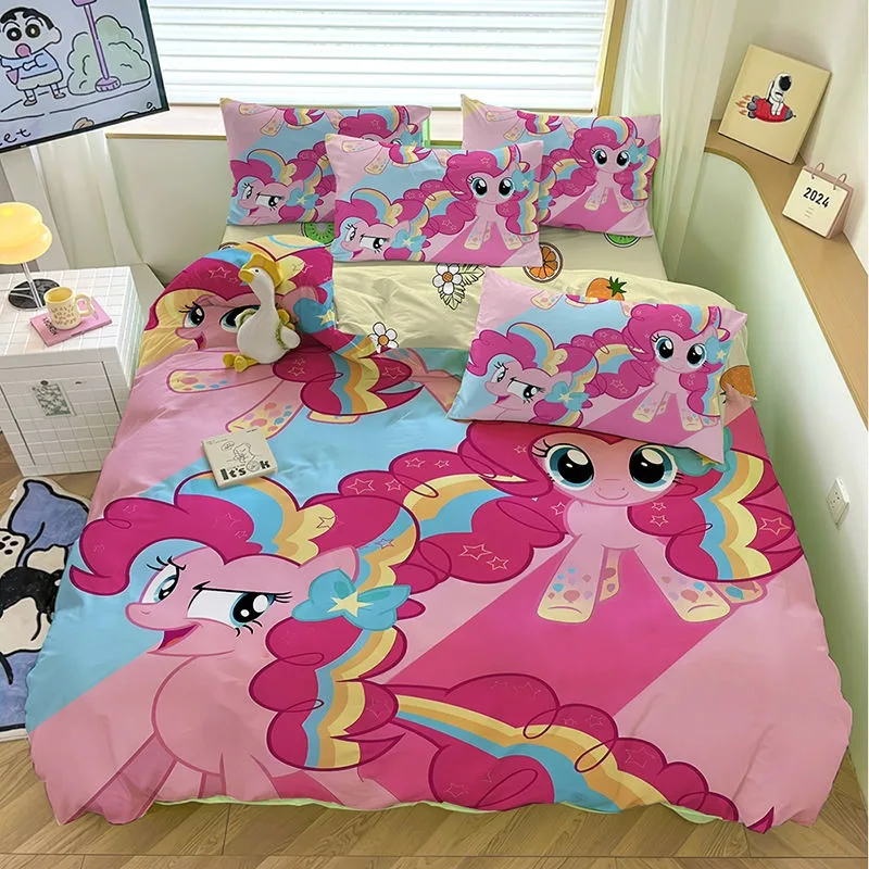 My Little Pony Twilight Sparkle Rainbow Dash Pure Cotton Cartoon Cute Print Girly Heart Bedroom Student Dormitory Bedding Set