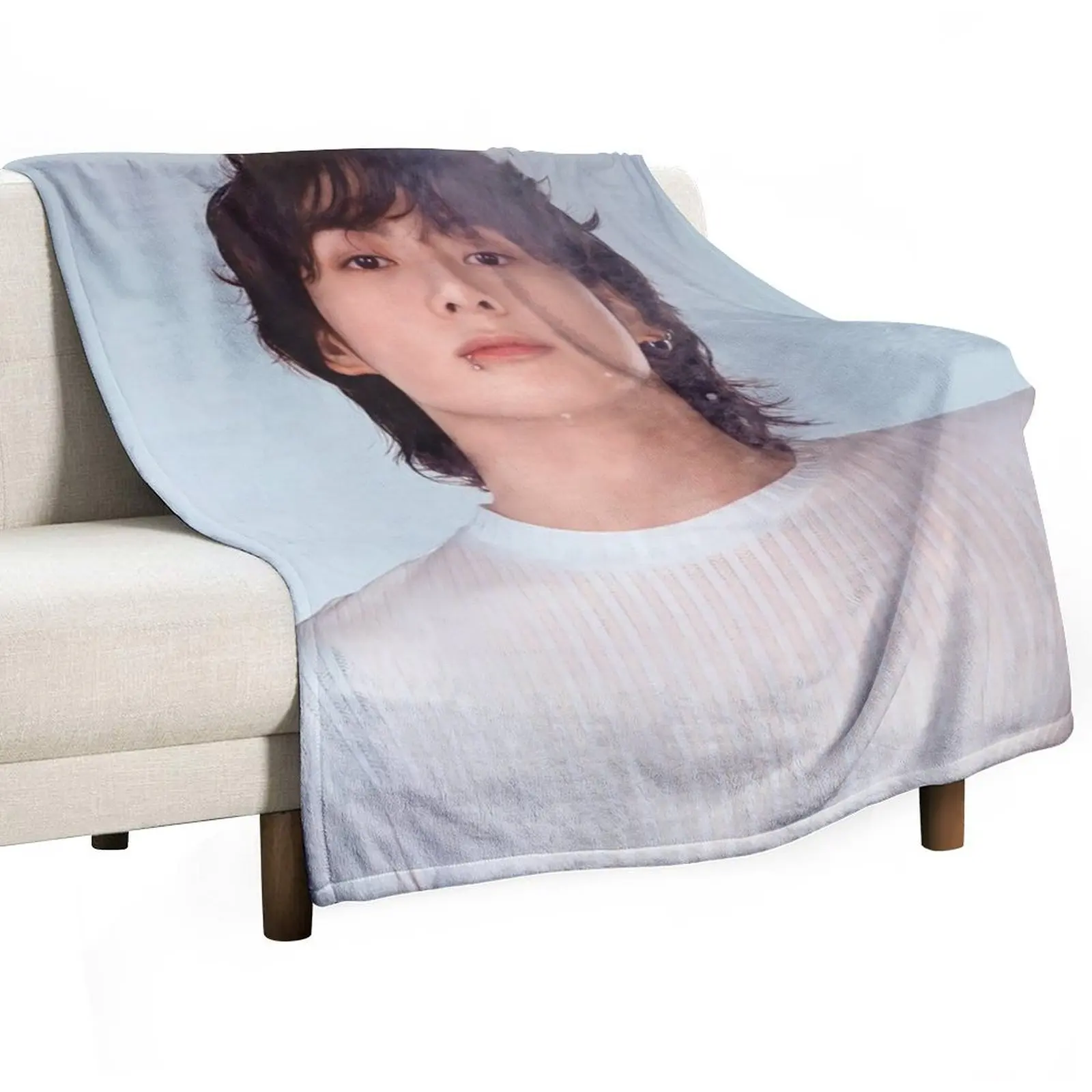 Jeon Jungkook Throw Blanket Camping Decorative Sofas Blankets