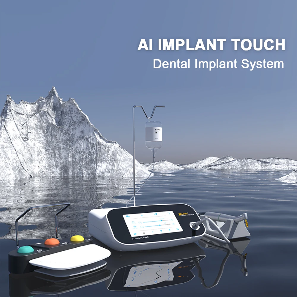 Dental Implant Motor Surgical Micromotor With LED 0~80N.cm Touch Screen Dental Implant System Dentistry Tools