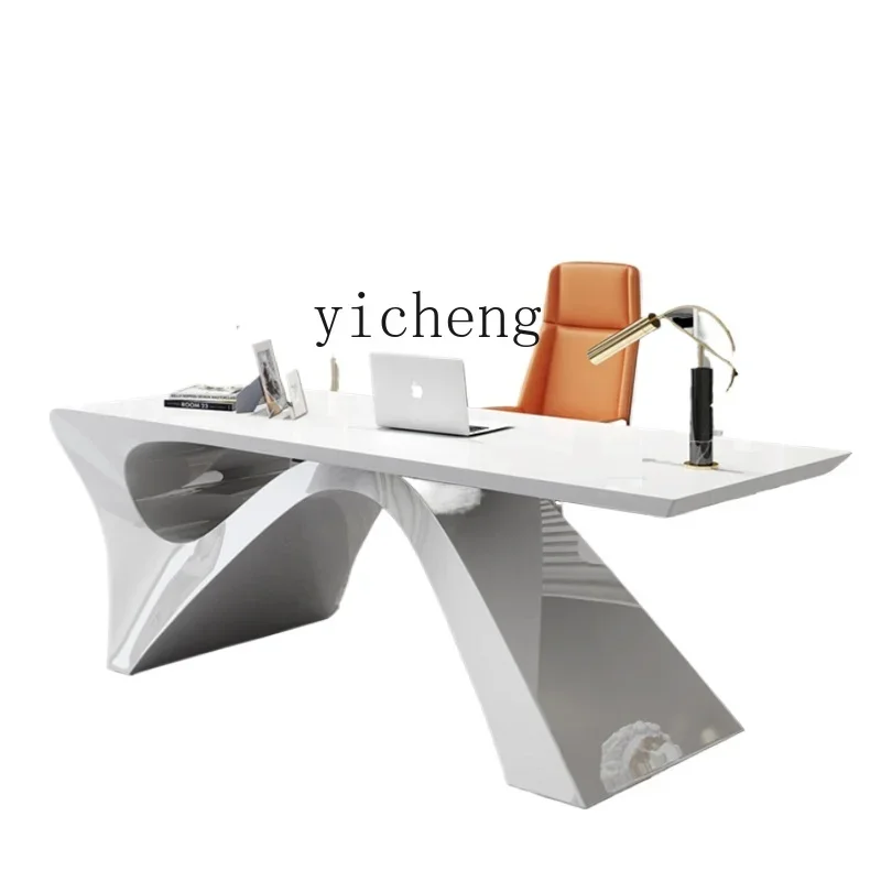 

Paint Boss Desk Medical Beauty Consulting Beauty Salon Desk Simple Modern Table and Chair