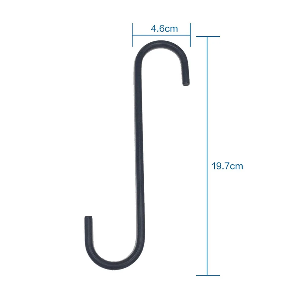 2 ชิ้นเสื้อผ้า Racks กระบอกเบรค Hook เหล็ก Caliper แขวนสําหรับรถ Coat เครื่องมือตะขอยานยนต์สีดํา