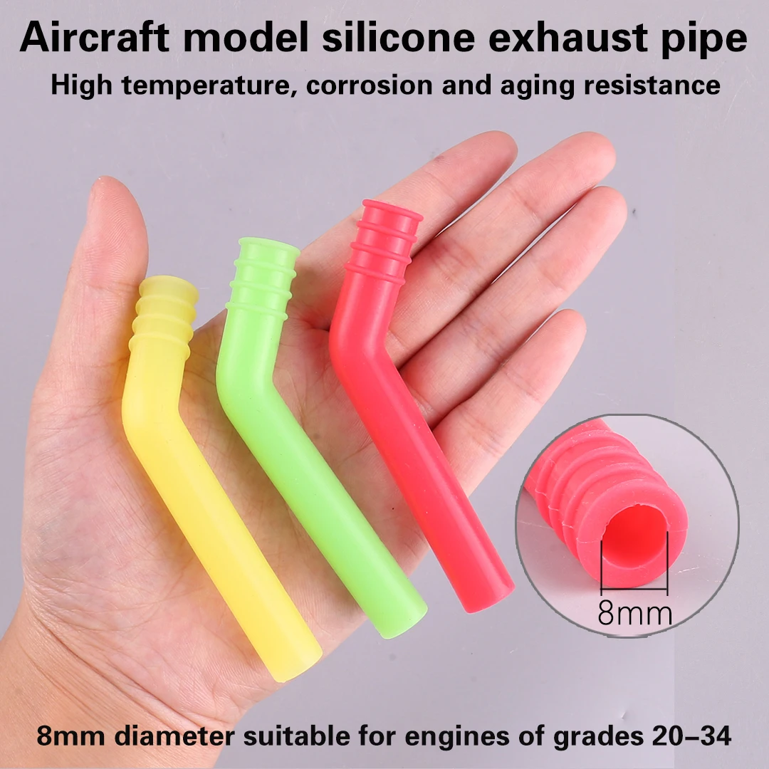 

RC Exhaust Extension RC Exhaust Extension Tube Silicone Tube For HSP 1/8 1/10 Scale Models Nitro RC Car 85789 102009 02124 Exhau