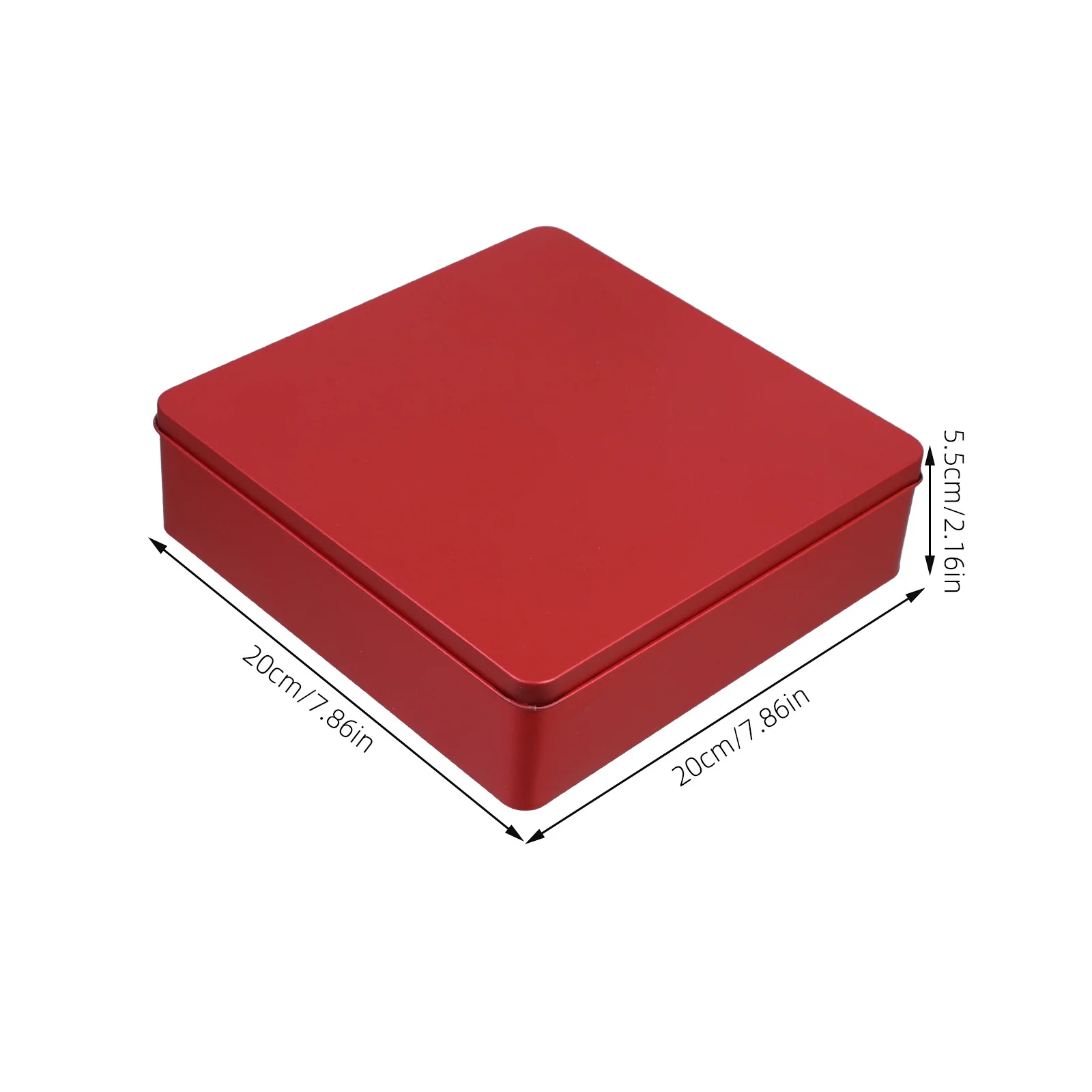 صندوق صفيح حلوى مربع فارغ كلاسيكي مزخرف وقابل لإعادة الاستخدام لتخزين حلوى البسكويت علبة صغيرة مع غطاء لهدايا الحفلات