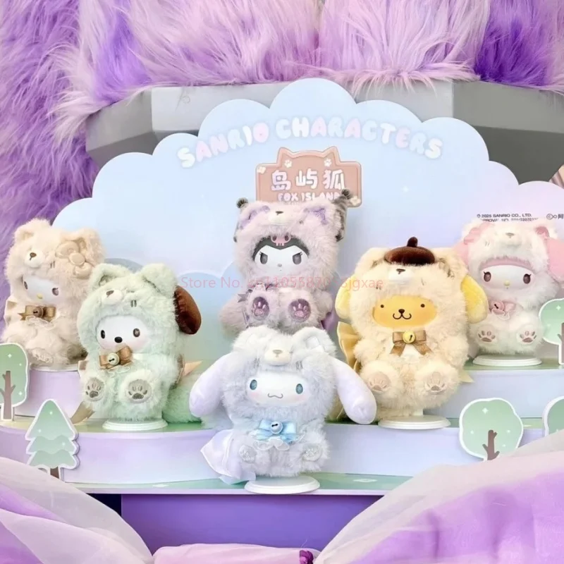 

New spot Original Fox Island Kuromi Character Series Blind Box Vinly Face Cute Toy Collect Decoration Pendants Gift Surprise Toy