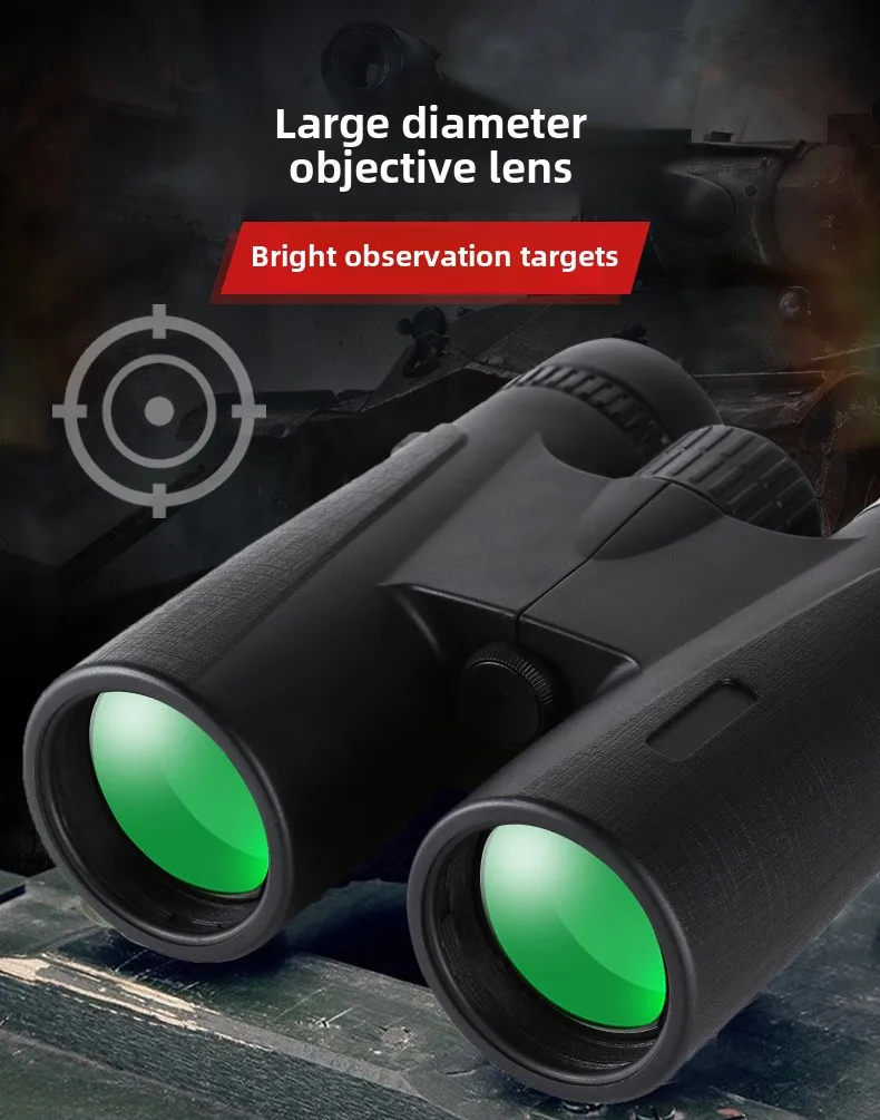 High Definition Binoculars Vision Non-infrared Waterproof Moisture High Power Travel Hiking Mountaineering Climbing