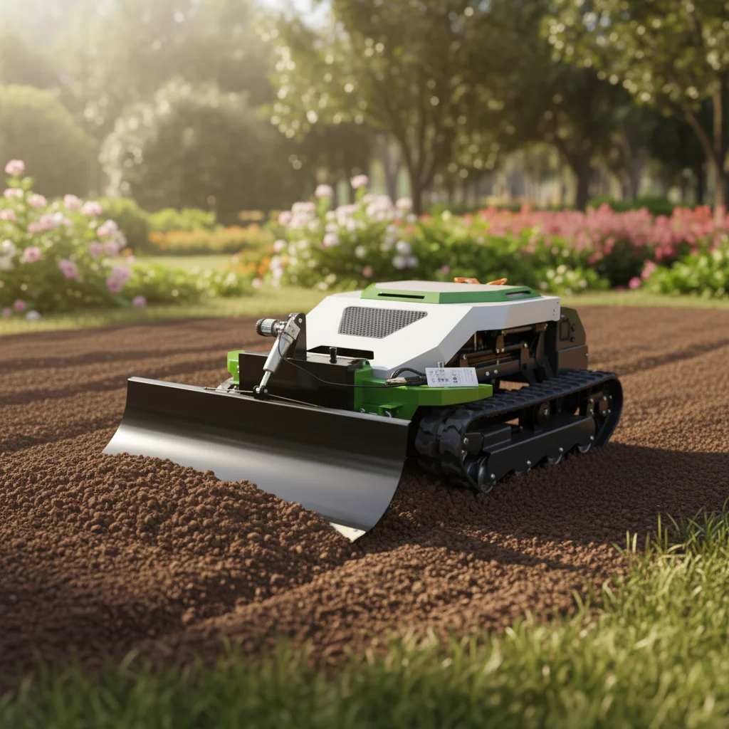 

Wireless Remote Control Tracked Grass Cutter Crawler All Terrain Slope Mowing Machine Tool