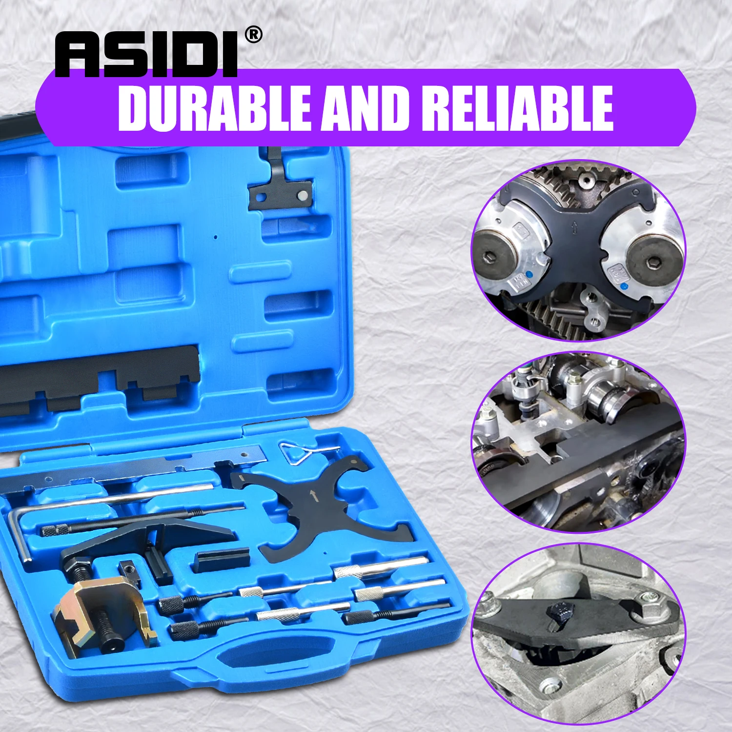 Diesel/Petrol Engine Locking Tool Camshaft & Flywheel Kit For Ford Mazda- Belt/Chain